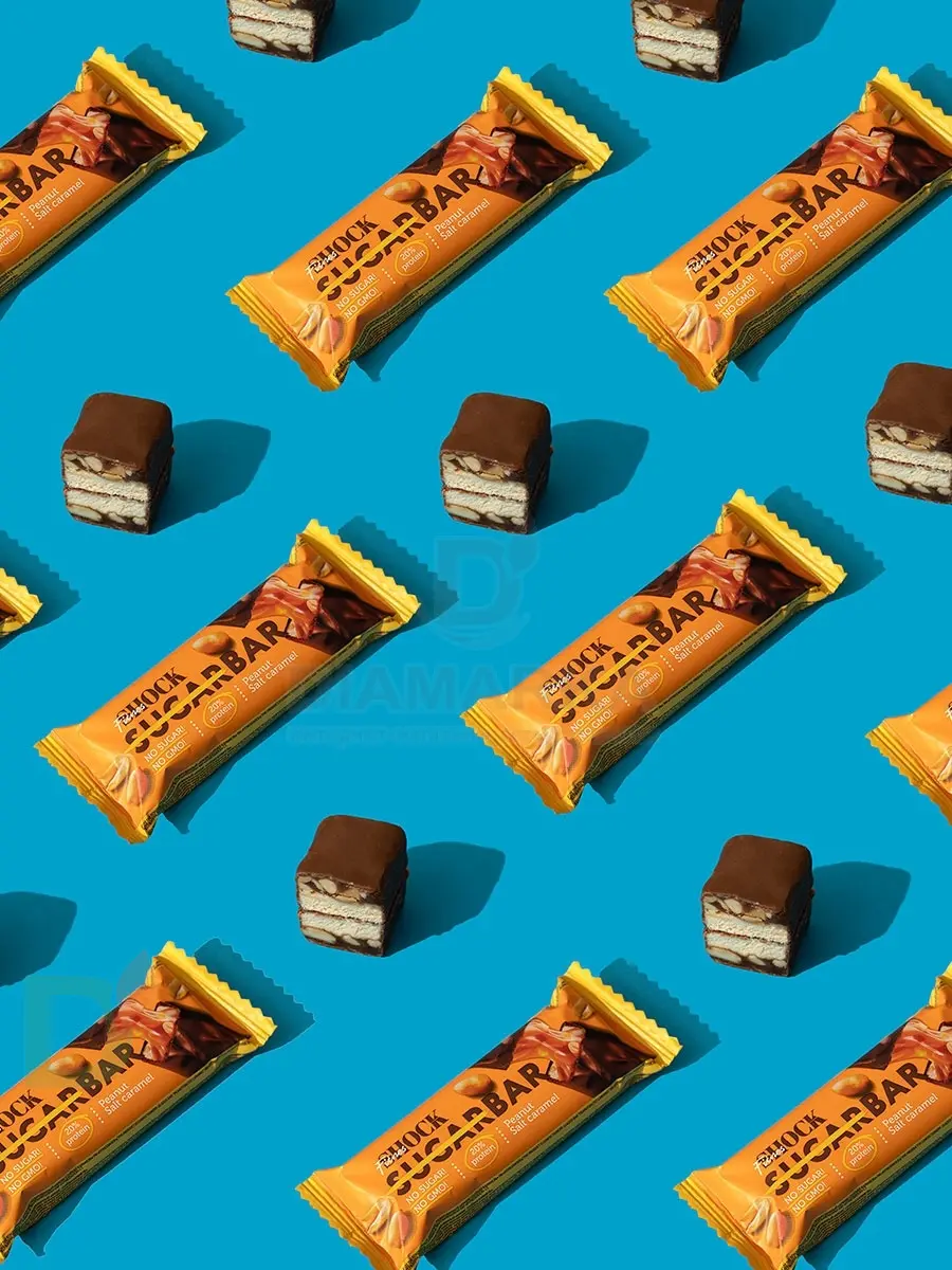 Батончик протеиновый FitnesShock Соленая карамель-Арахис 50гр. в интернет-магазине