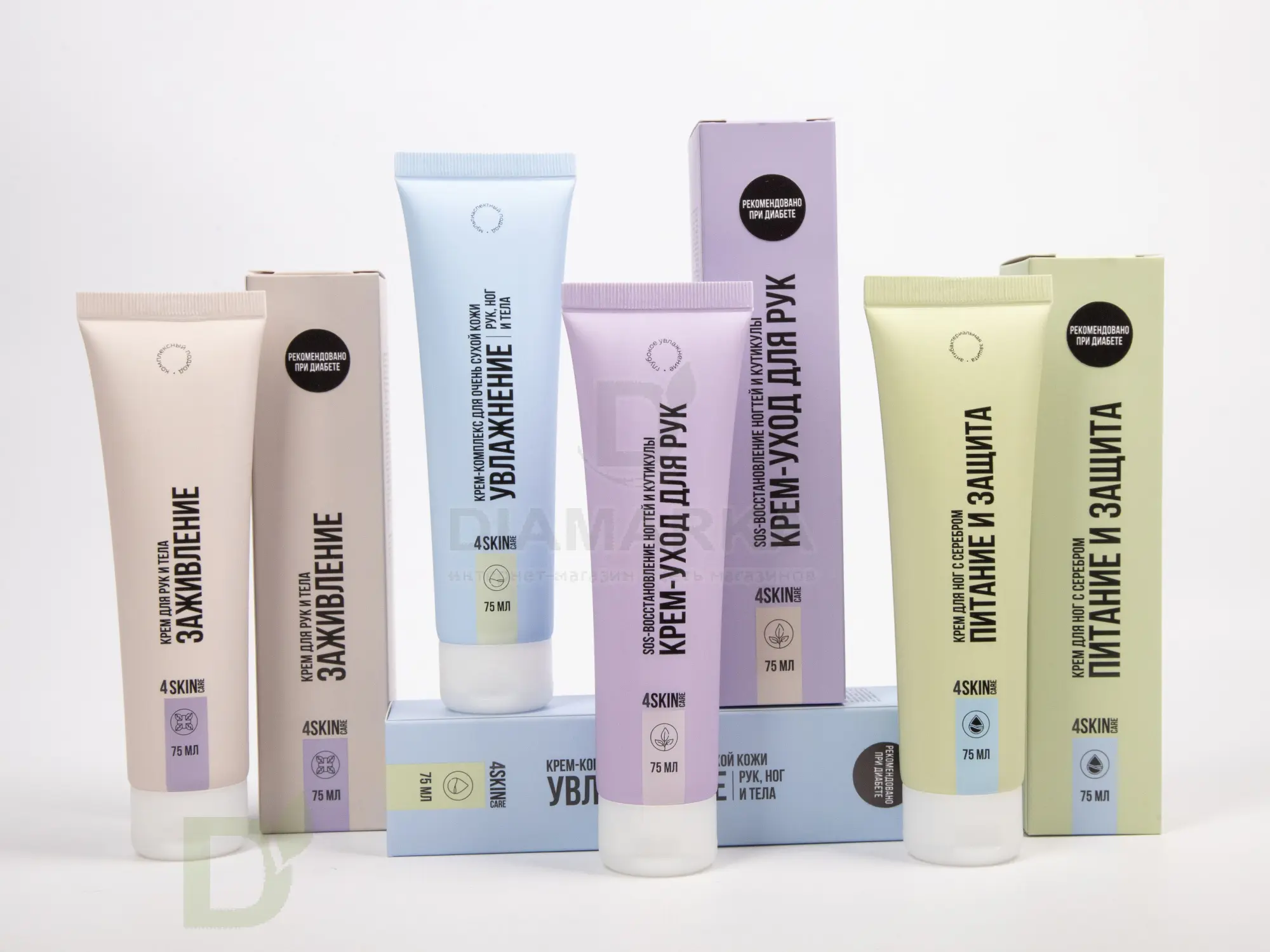 Крем 4SKINcare для рук и тела Заживление, 75мл