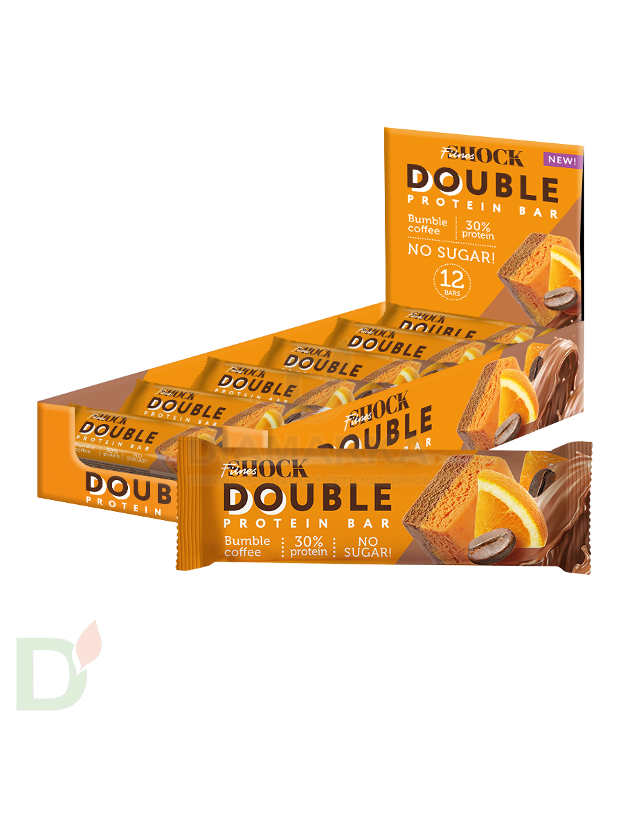 Батончик протеиновый FitnesShock Апельсиновый кофе 40гр. в интернет-магазине