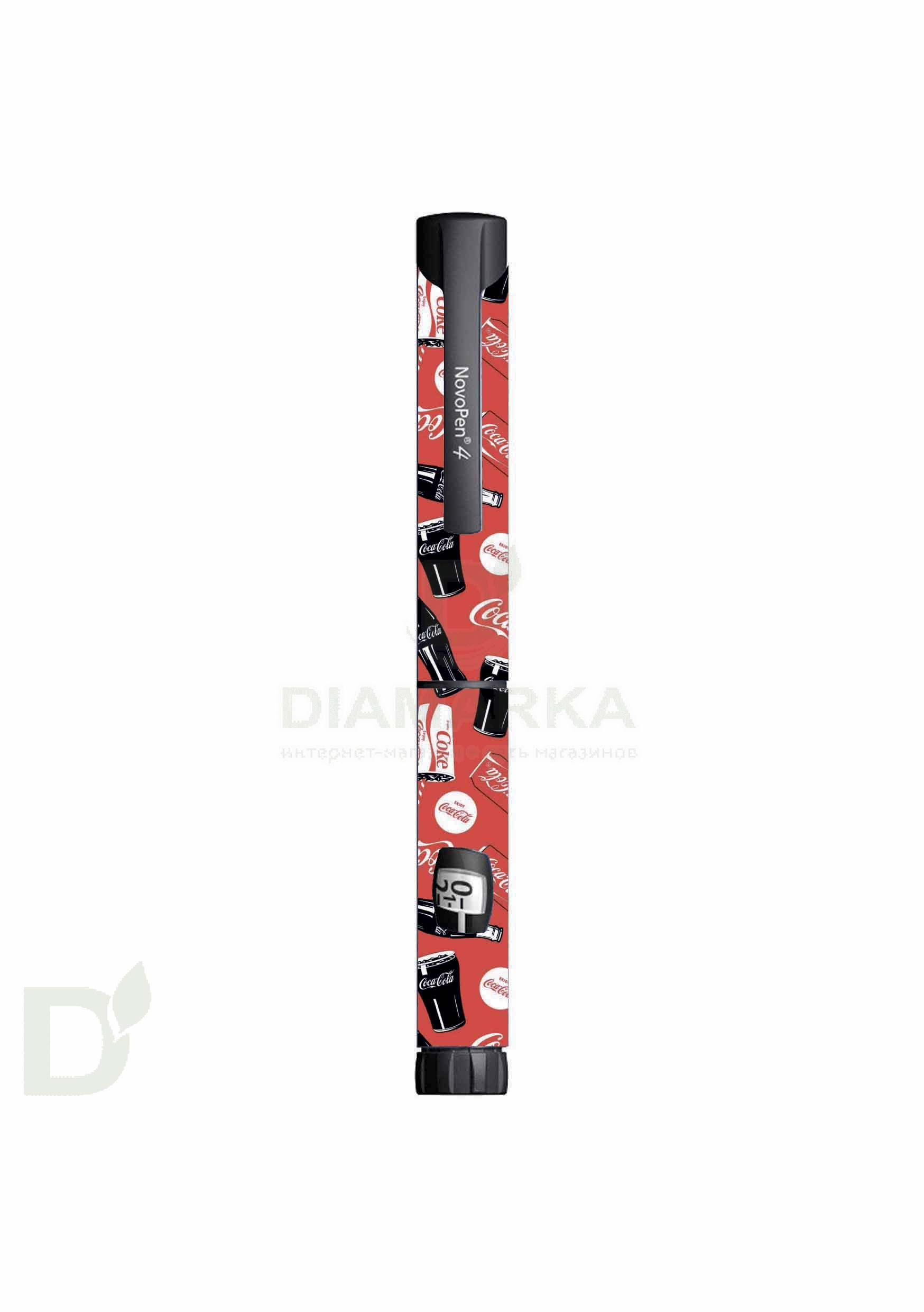 Наклейка на шприц-ручку НовопенЭХО и Новопен4