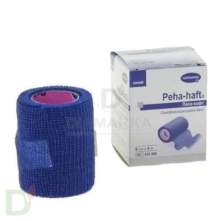 Бинт самофиксирующийся Пеха-хафт (Peha-haft), 6см х 4 м, Синий в интернет-магазине