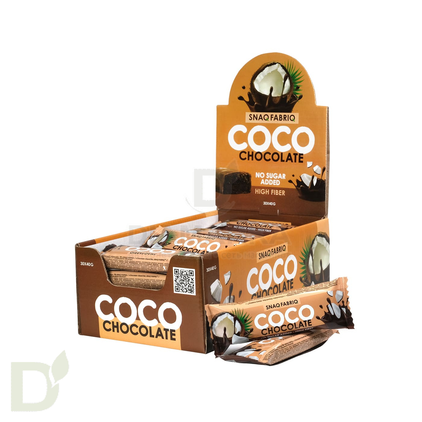 Батончик глазированный Snaq Fabriq Шоколад 40гр в интернет-магазине