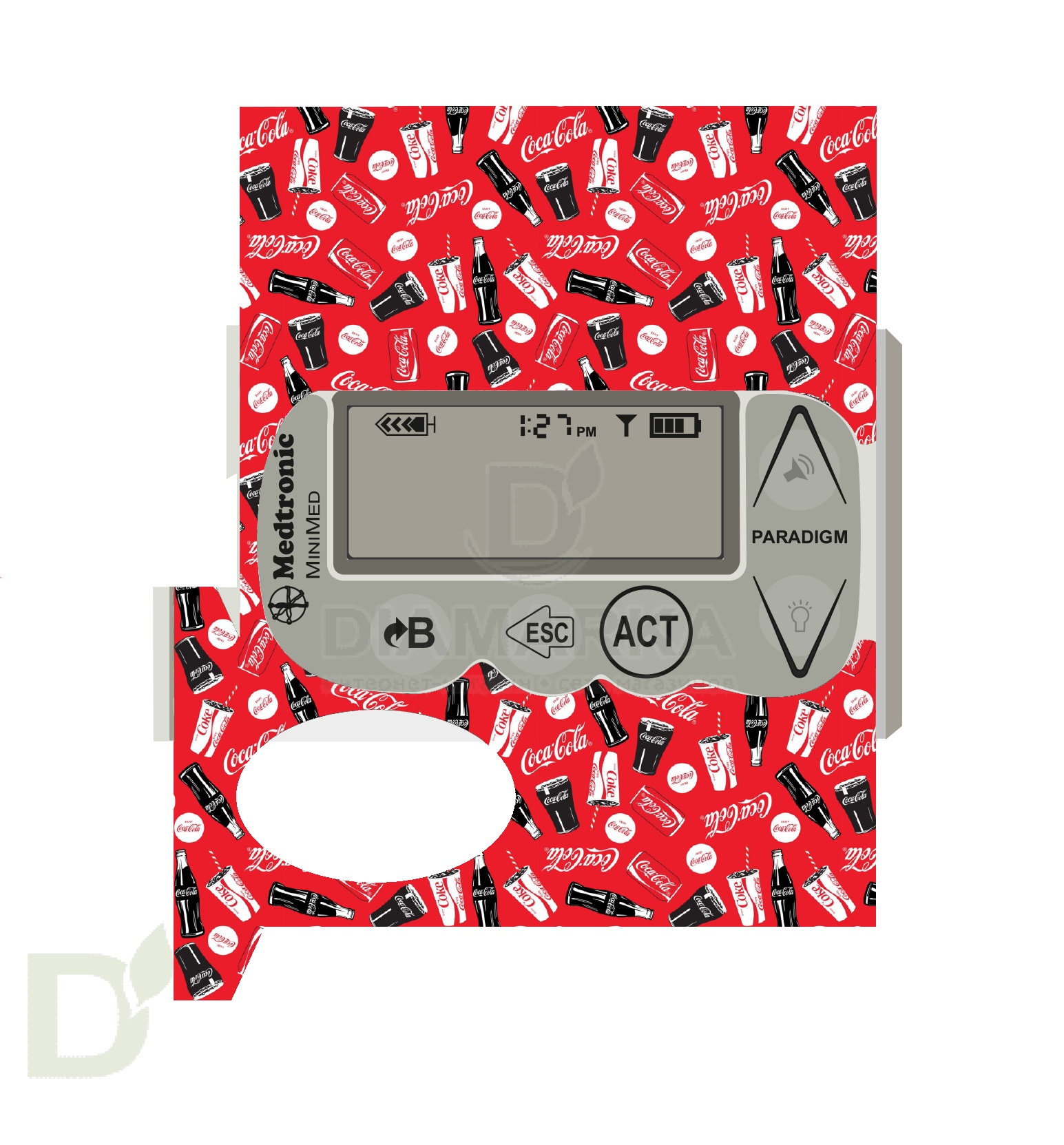 Наклейка на помпу Medtronic моделей 715, 722, 754