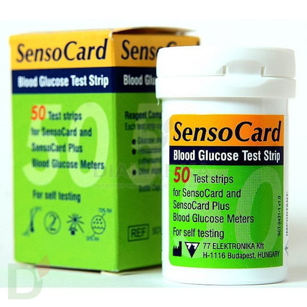 Тест-полоски СенсоКард (SensoCard) № 50