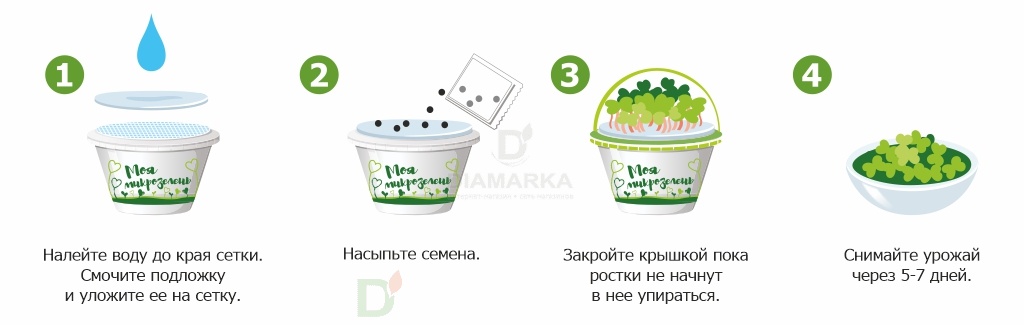 Набор для выращивания Здоровья клад Редис