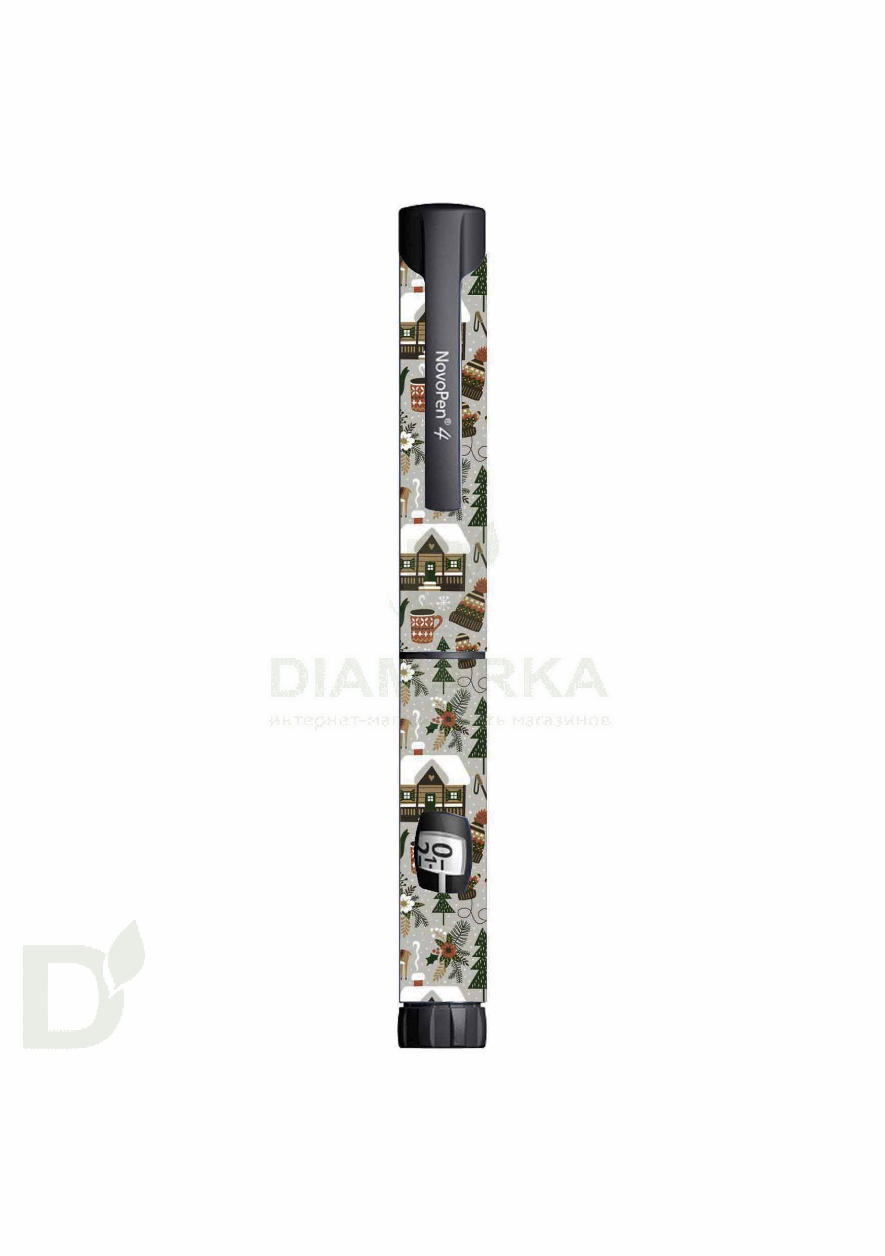 Наклейка на шприц-ручку НовопенЭХО и Новопен4