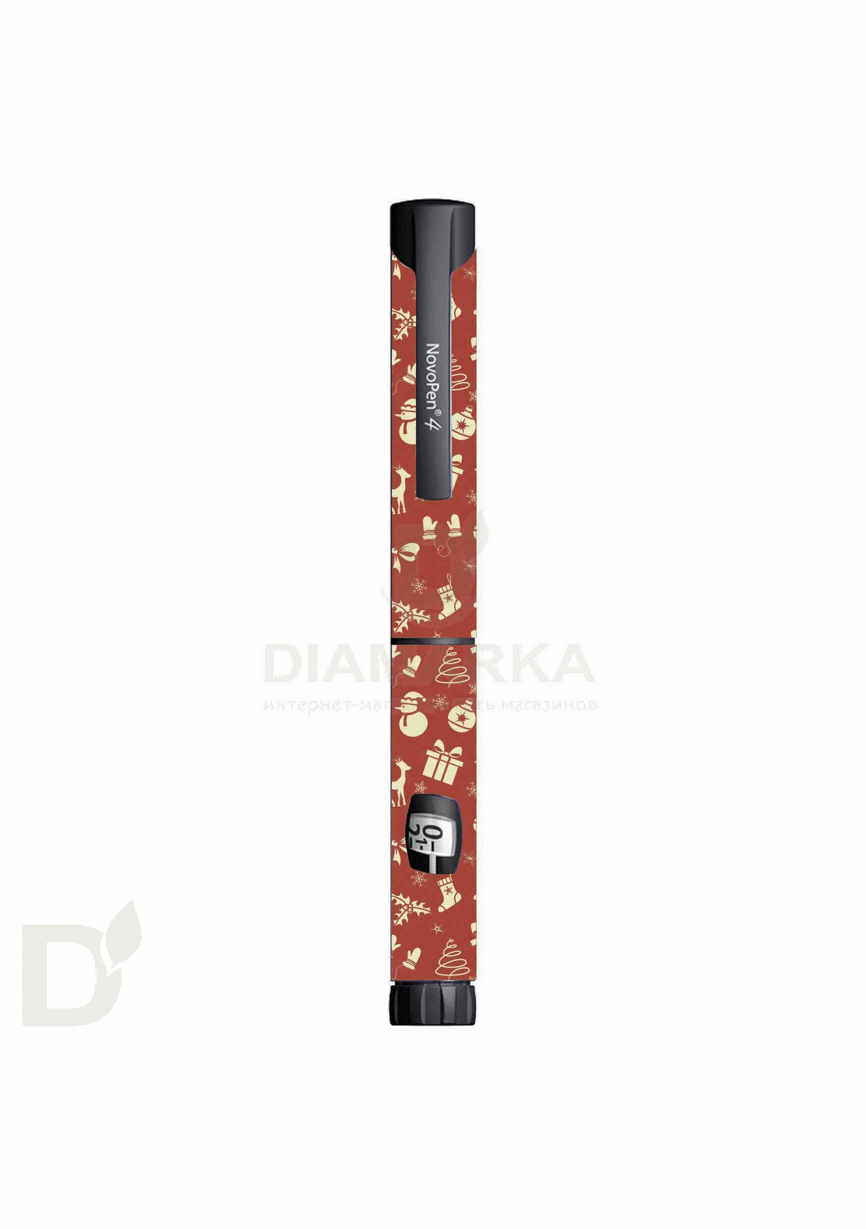 Наклейка на шприц-ручку НовопенЭХО и Новопен4