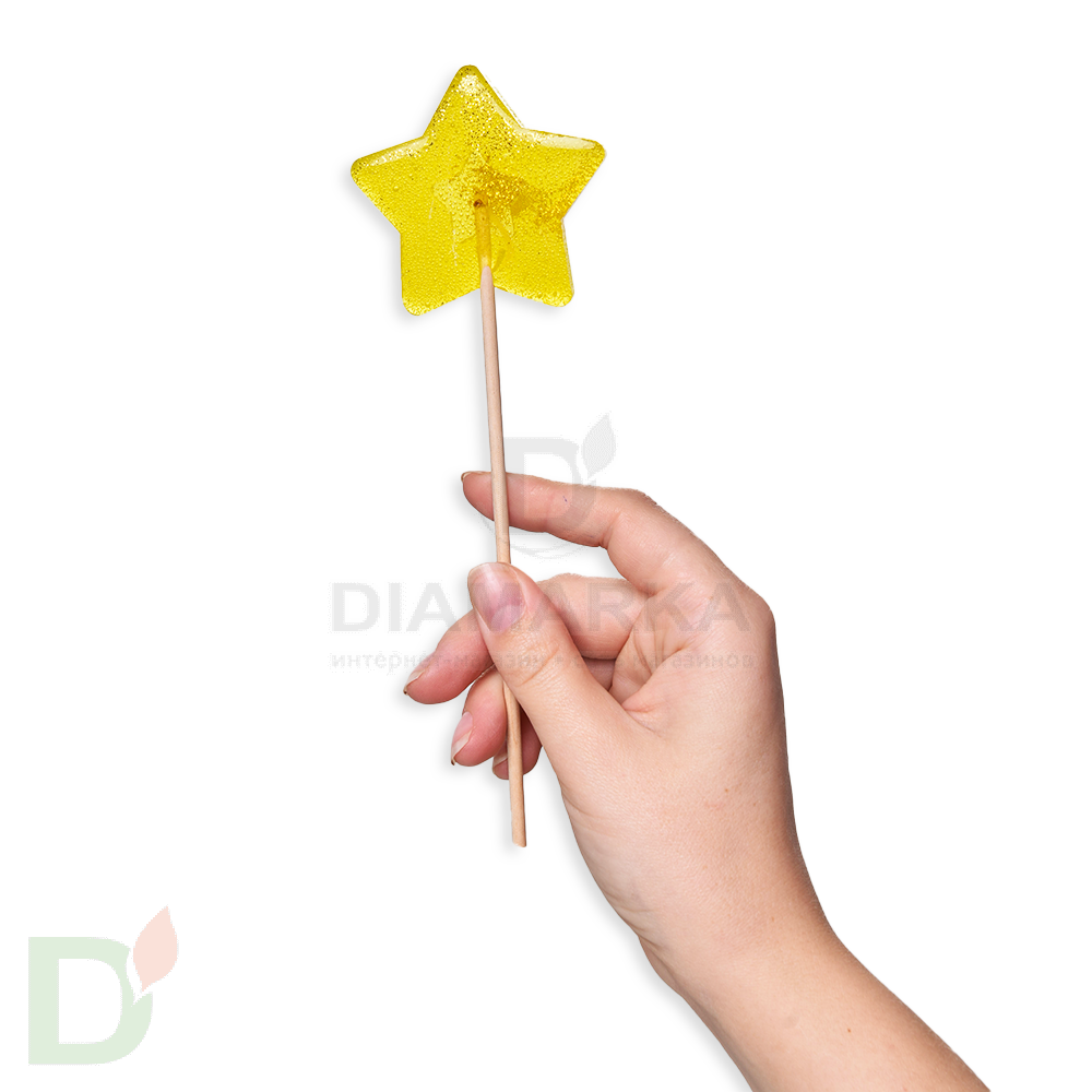 Леденец без сахара Звезда вкус Банан, 20гр.