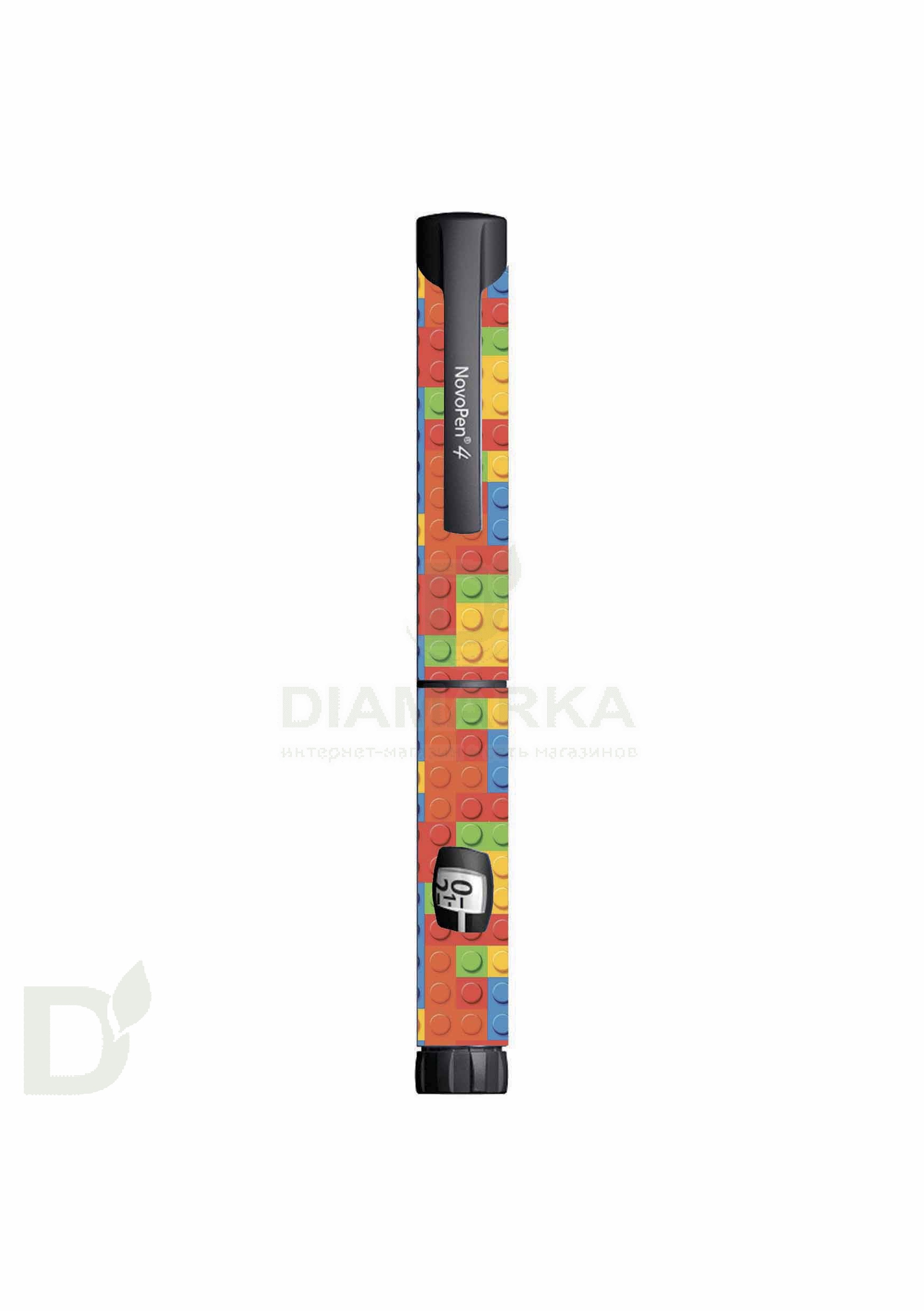 Наклейка на шприц-ручку НовопенЭХО и Новопен4