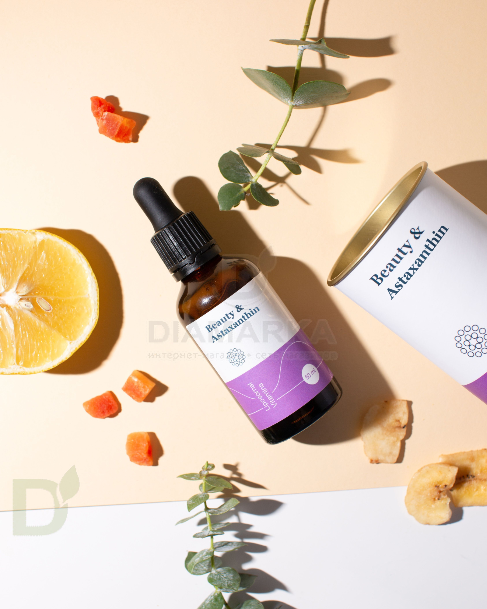 Витамины Liposomal Vitamins Astaxanthin/Астаксантин 50мл флакон в интернет-магазине