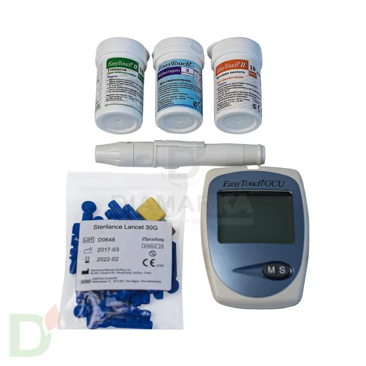 Биохимический анализатор ИзиТач (EasyTouch GCU) (глюкоза, холестерин и мочевая кислота в крови) в интернет-магазине